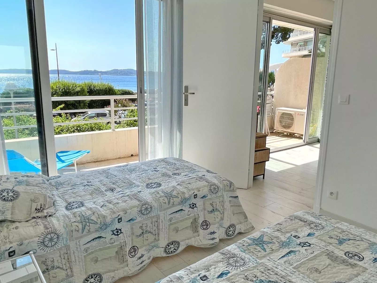 Appt T2 - Centre ville et plage - Vue Mer - Clim-Dedans