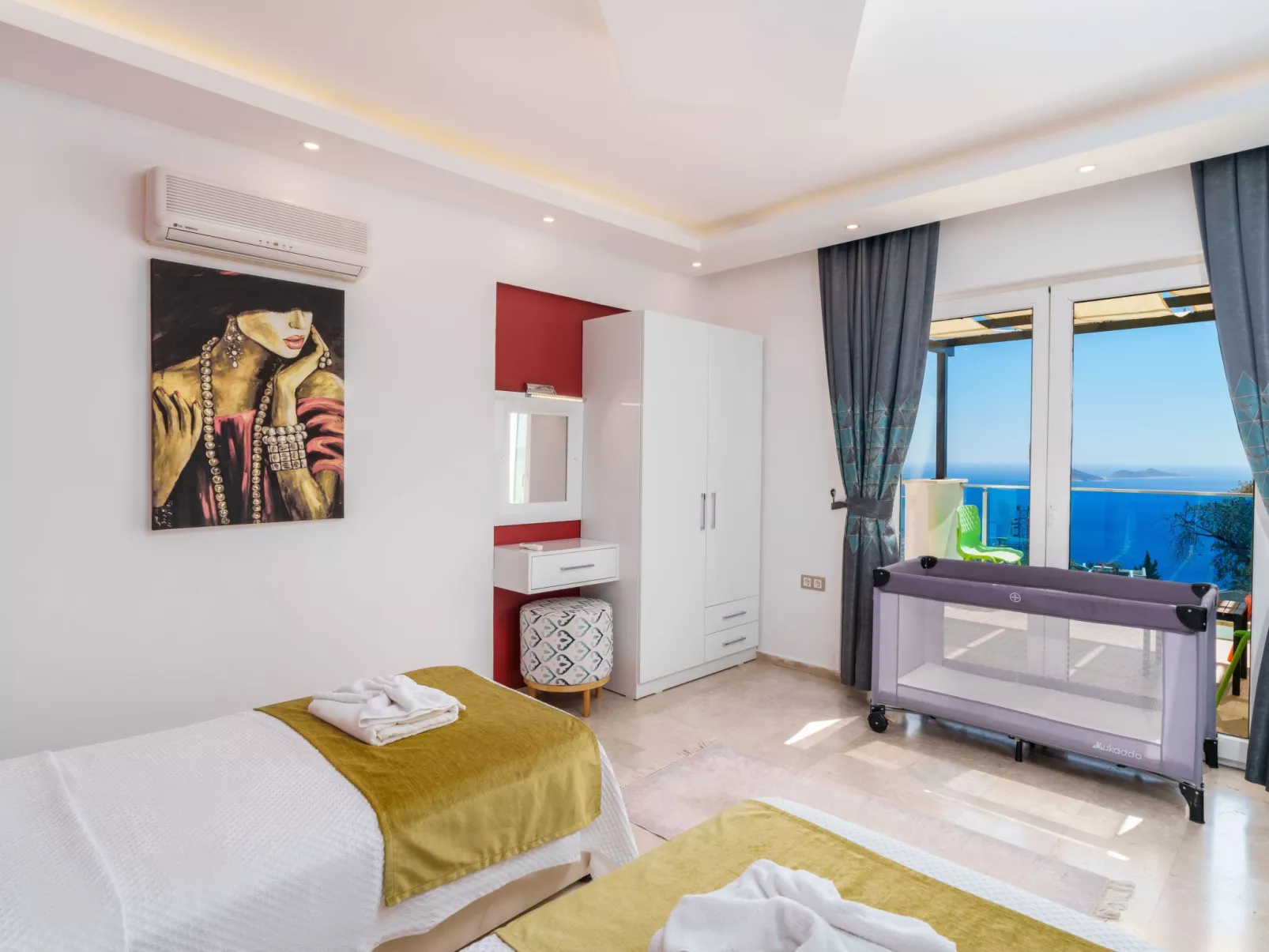 Mit Meerblick und Garten für Familien-Inside