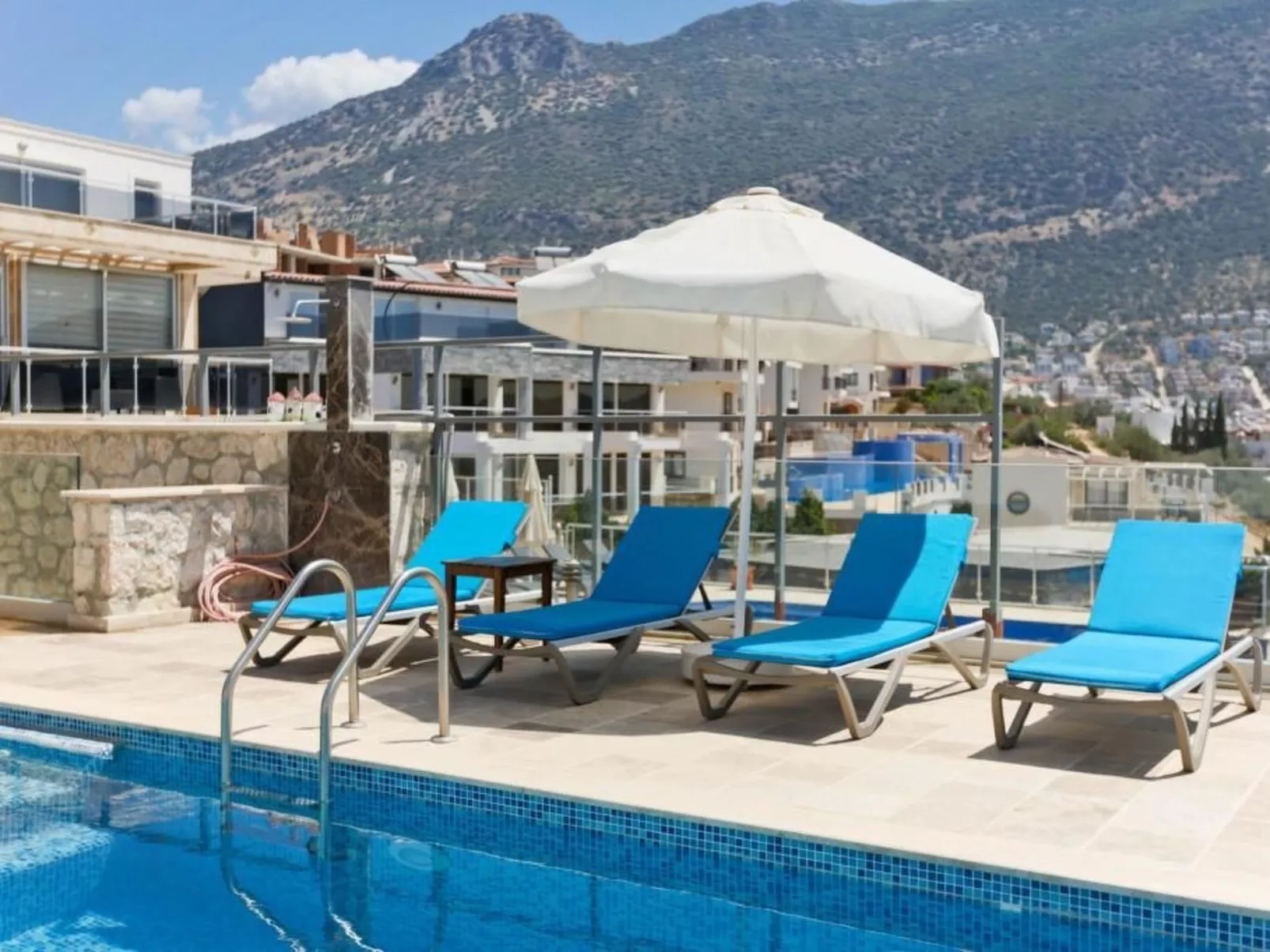 Villa Pool 2 mit Meerblick-Draußen