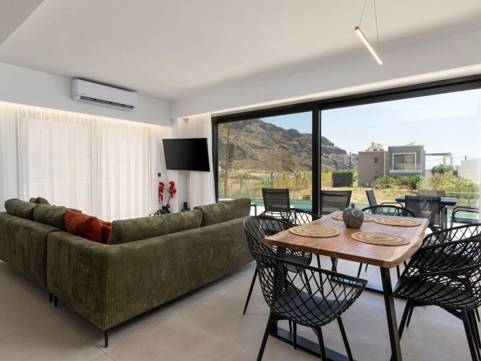 Neue Villa Anemoni mit privatem Pool, 100m zum Strand-Inside