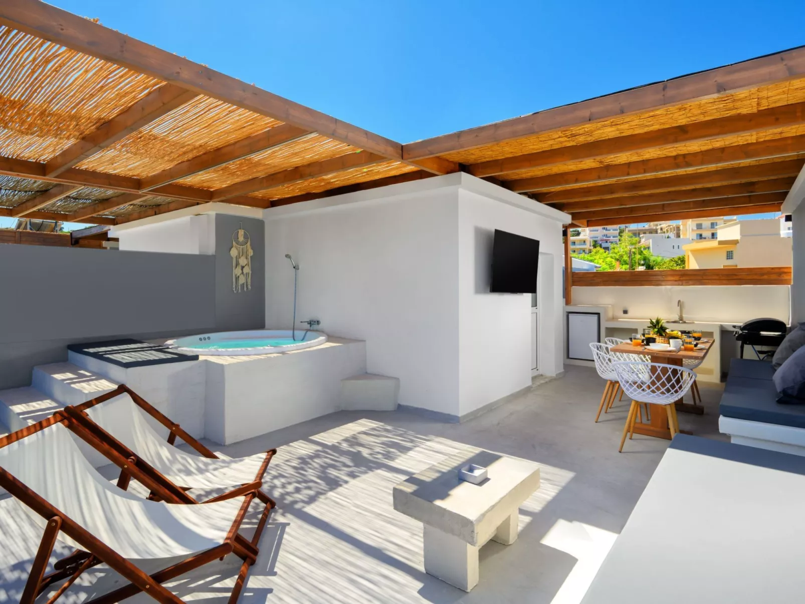 Armonikon Pool Villa 3-Dedans