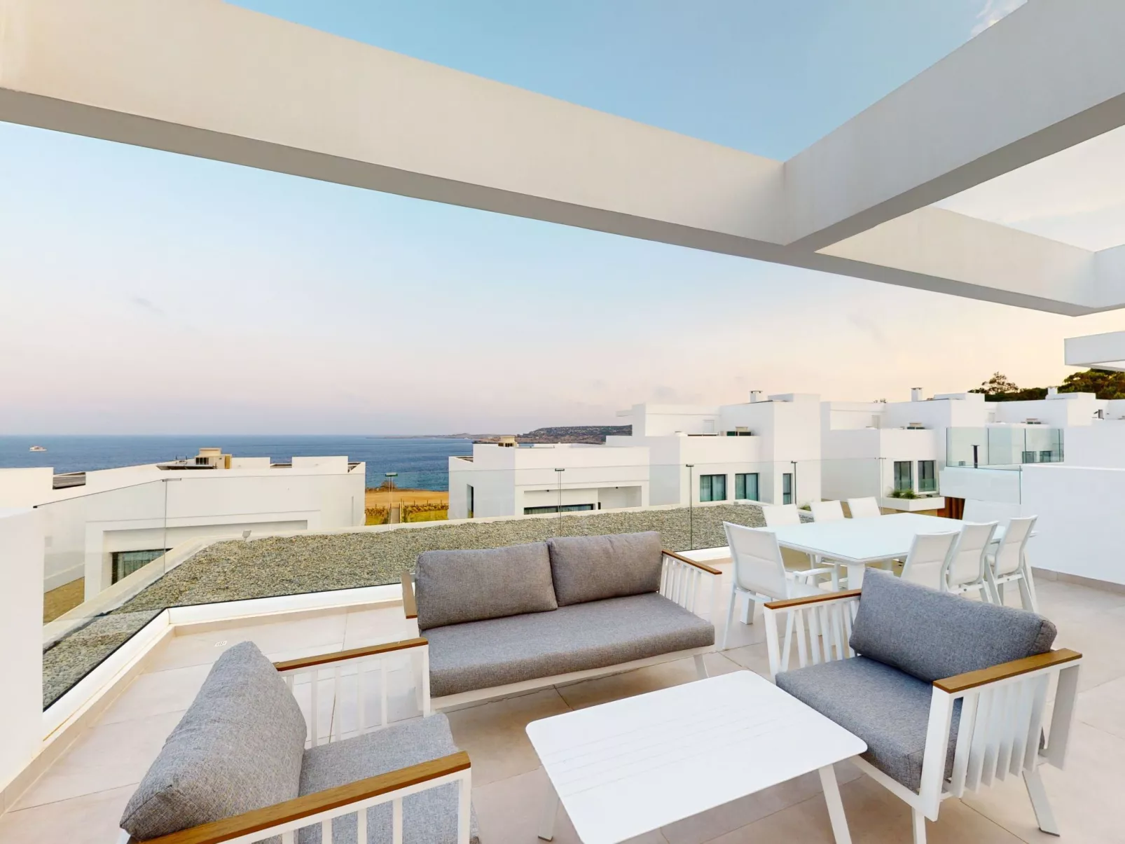 Periyiali Resort - Seitlicher Meerblick Villa Cleo - 16-Drinnen