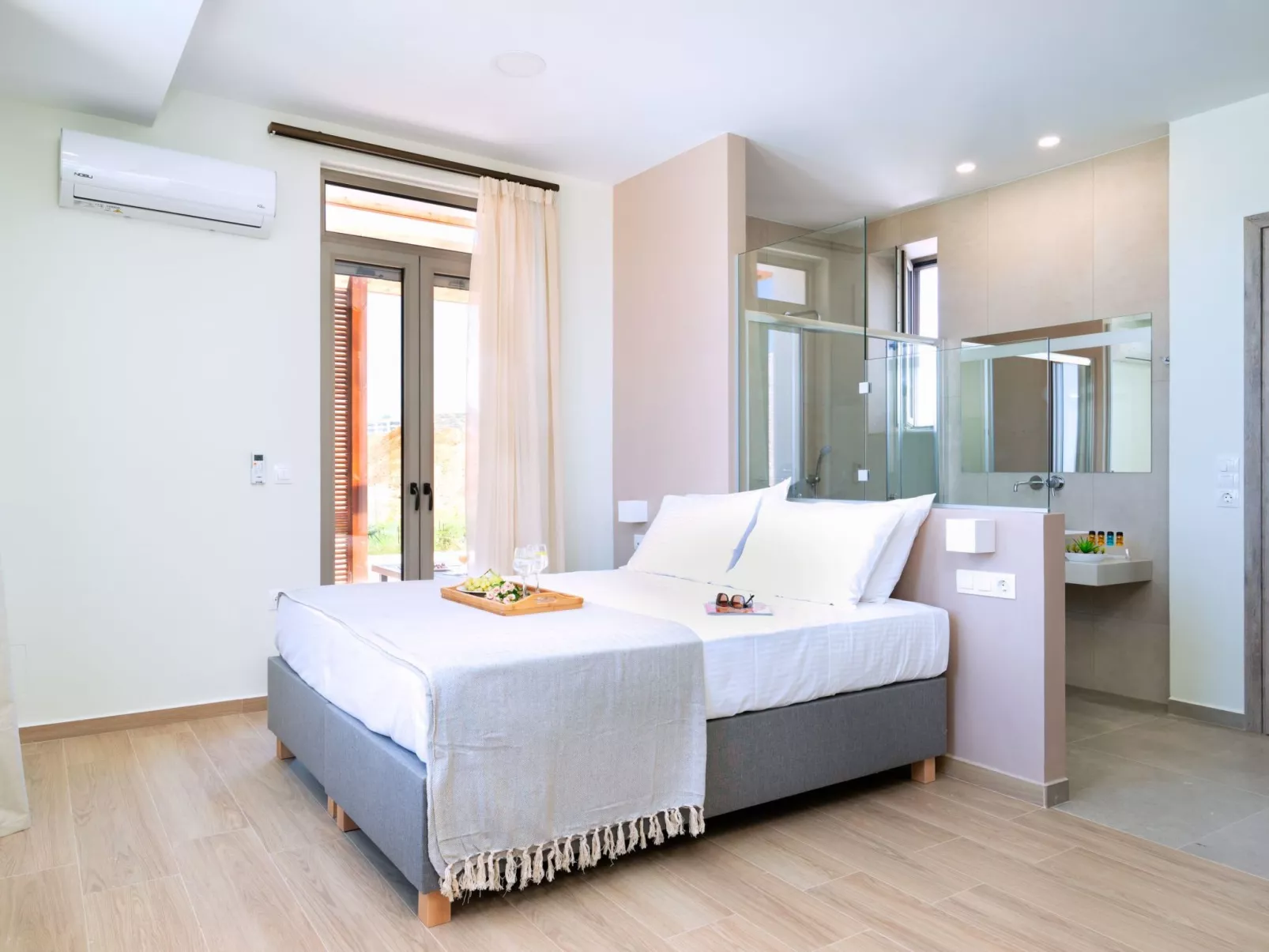 Villa am Strand in Rethymno mit privatem Pool-Inside