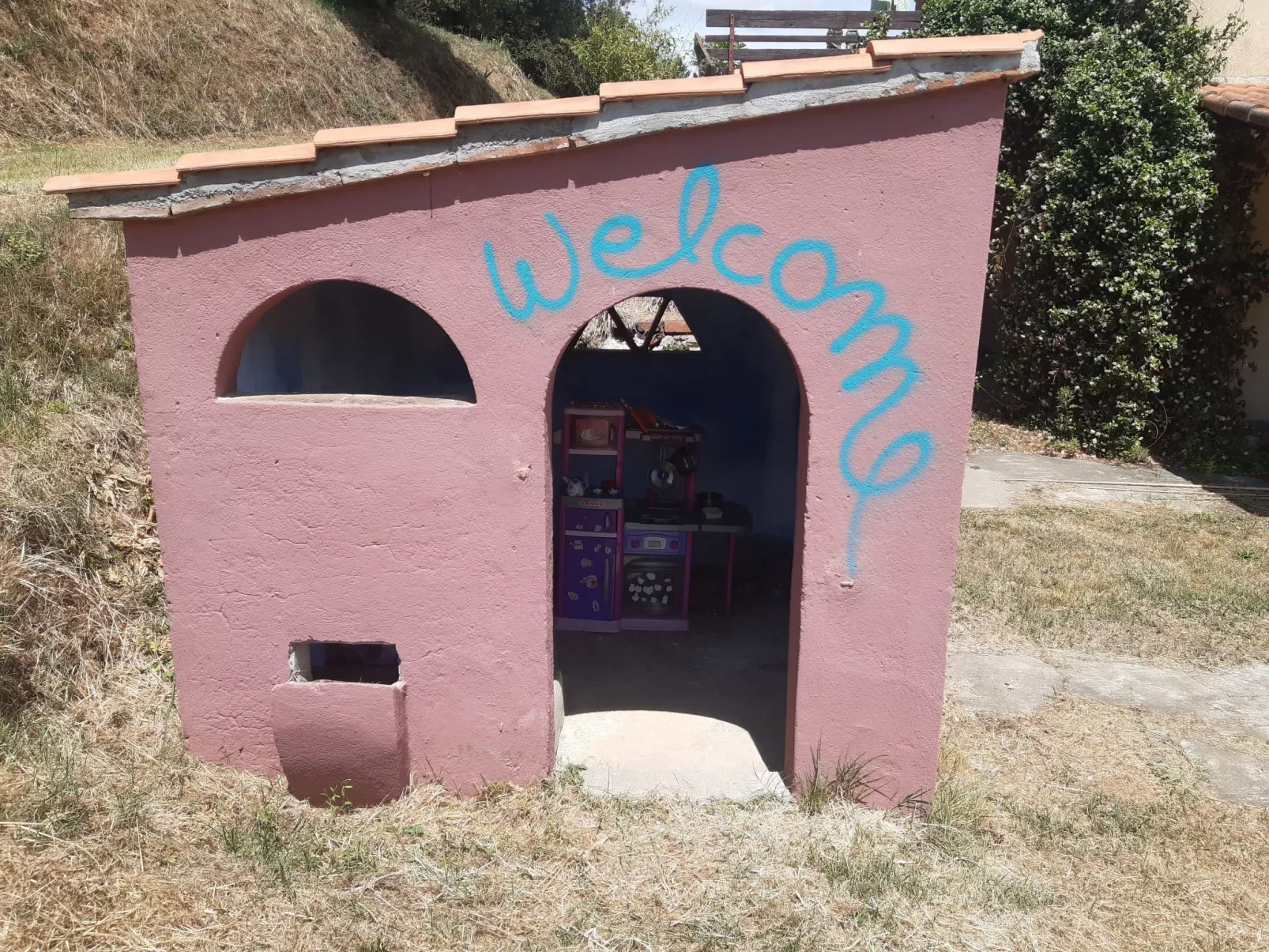 Wohnung 'Rose' mit Terrasse-Draußen