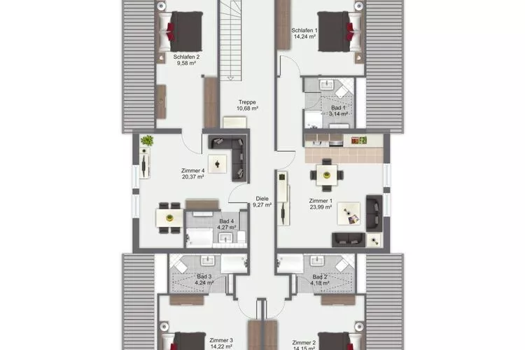 Kleine Freiheit ganzes Haus 15 P-Floor plan