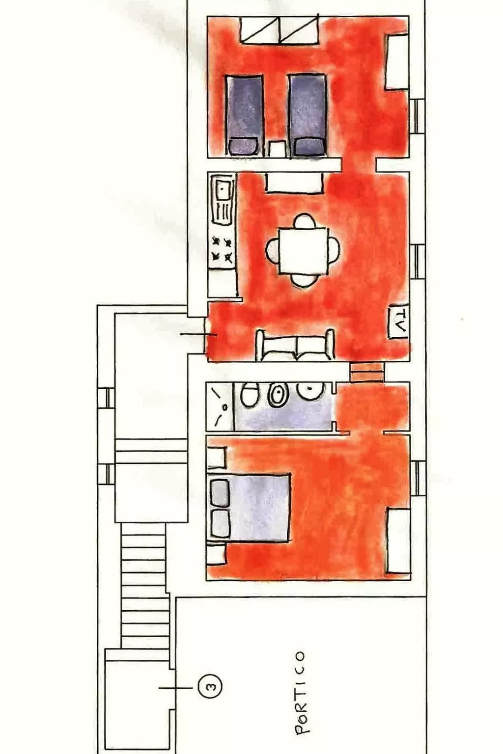 'Dispensa3' mit Schwimmbad-Inside