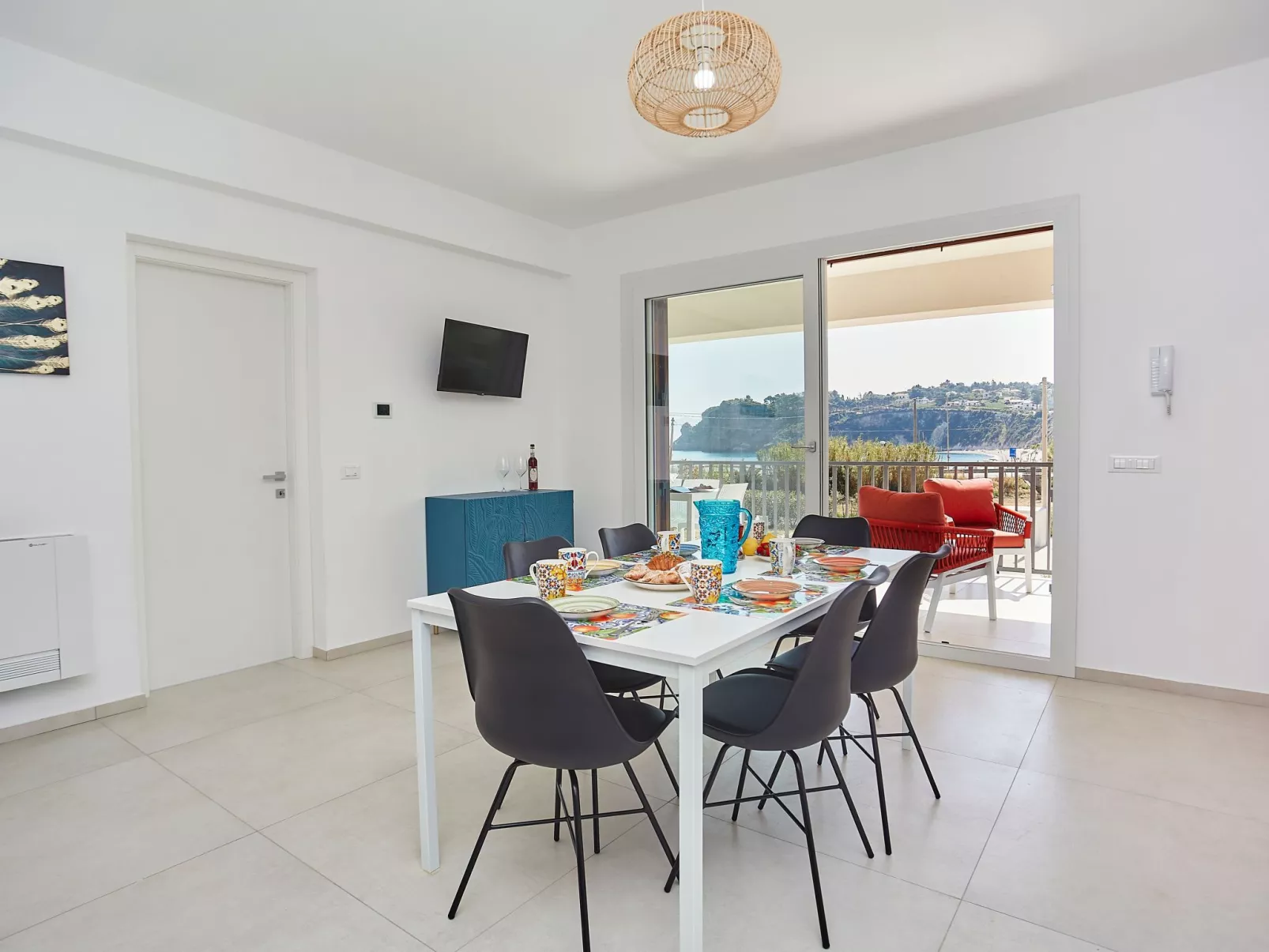 Grüne Wohnung 1 Stockwerk-Inside