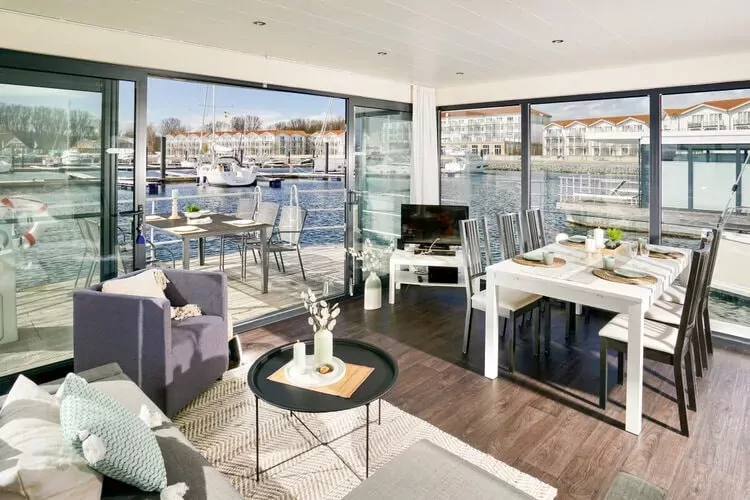 Hausboot Family & Friends LP 3 / 4 Personen-Living room