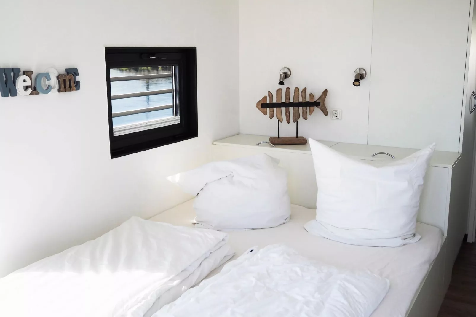 Hausboot Family & Friends mit Hund LP 8 / 1-2 Personen-Bedroom
