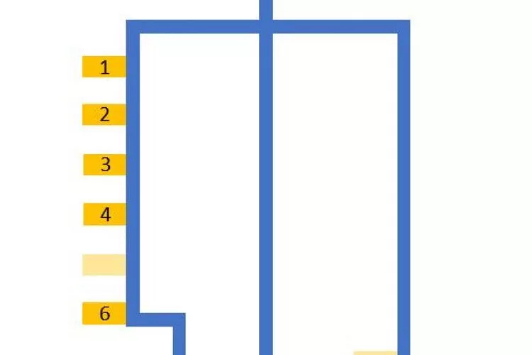Hausboot Family & Friends mit Hund LP 8 / 4 Personen-Floor plan