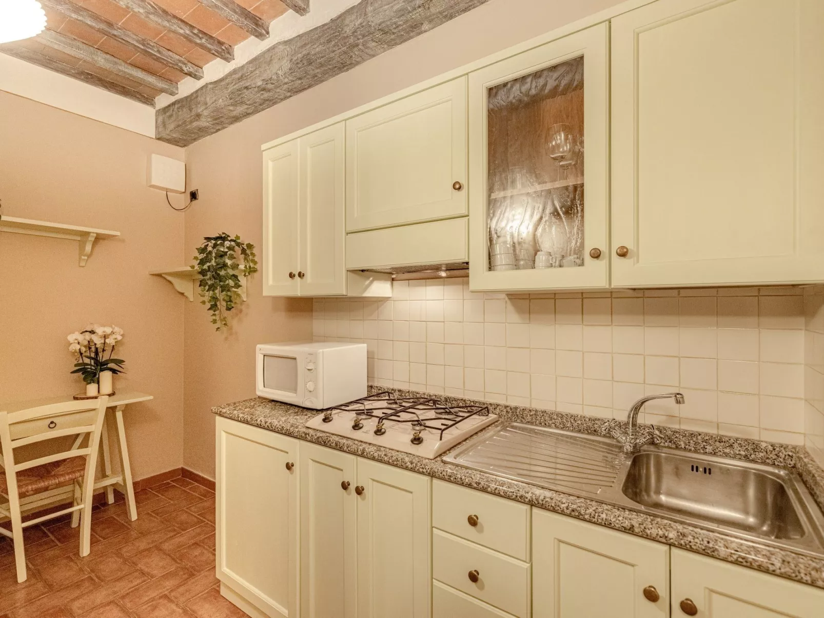 Flach 'Girasole Sanguineto'-Drinnen