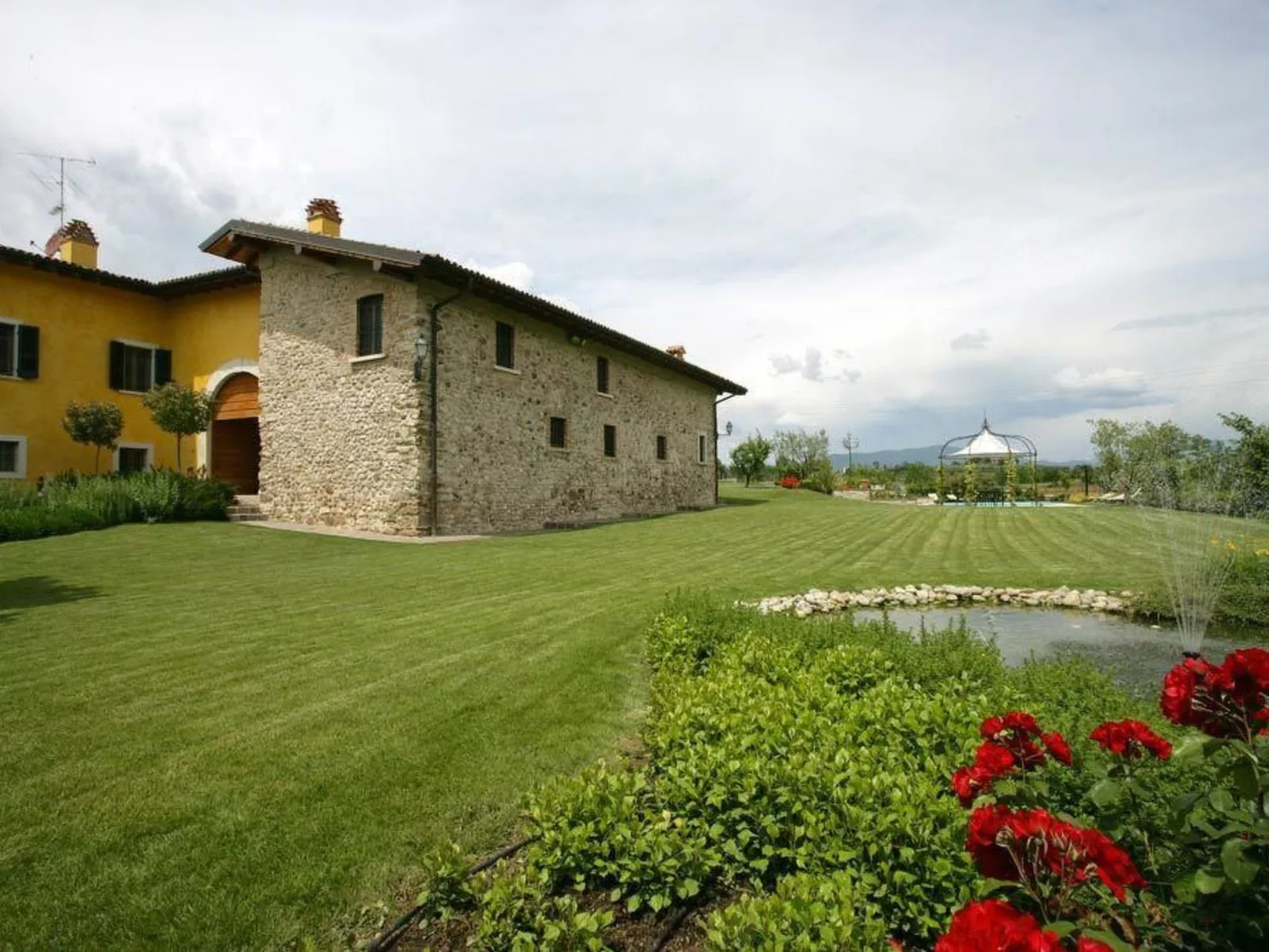 Flacher Hof-Draußen