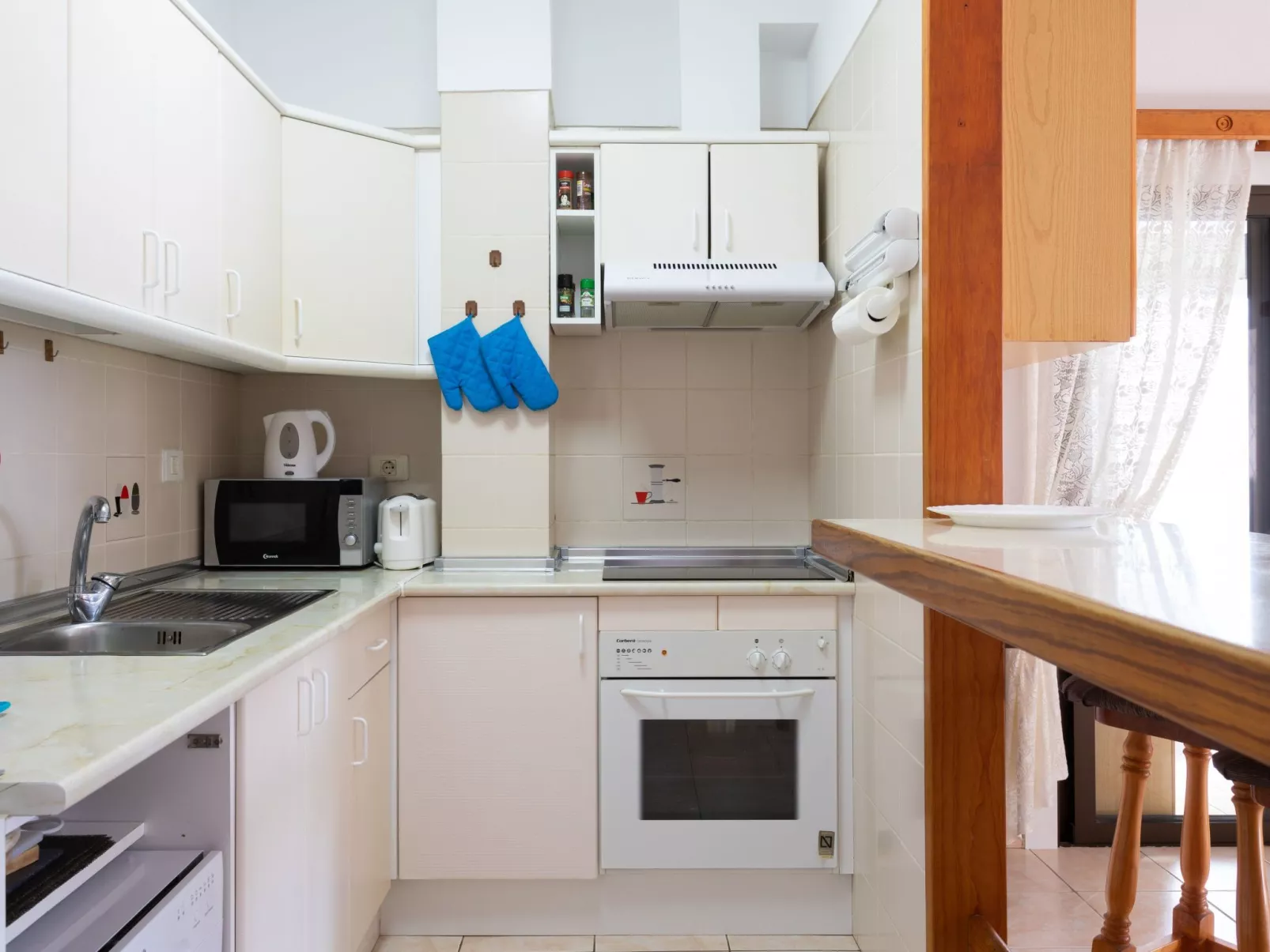 Apartment direkt am Meer-Drinnen