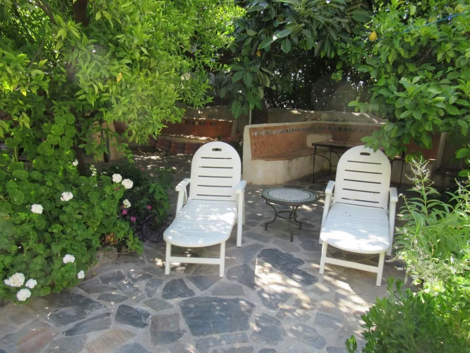 Eine Oase der Ruhe mitten in der Stadt-Dehors