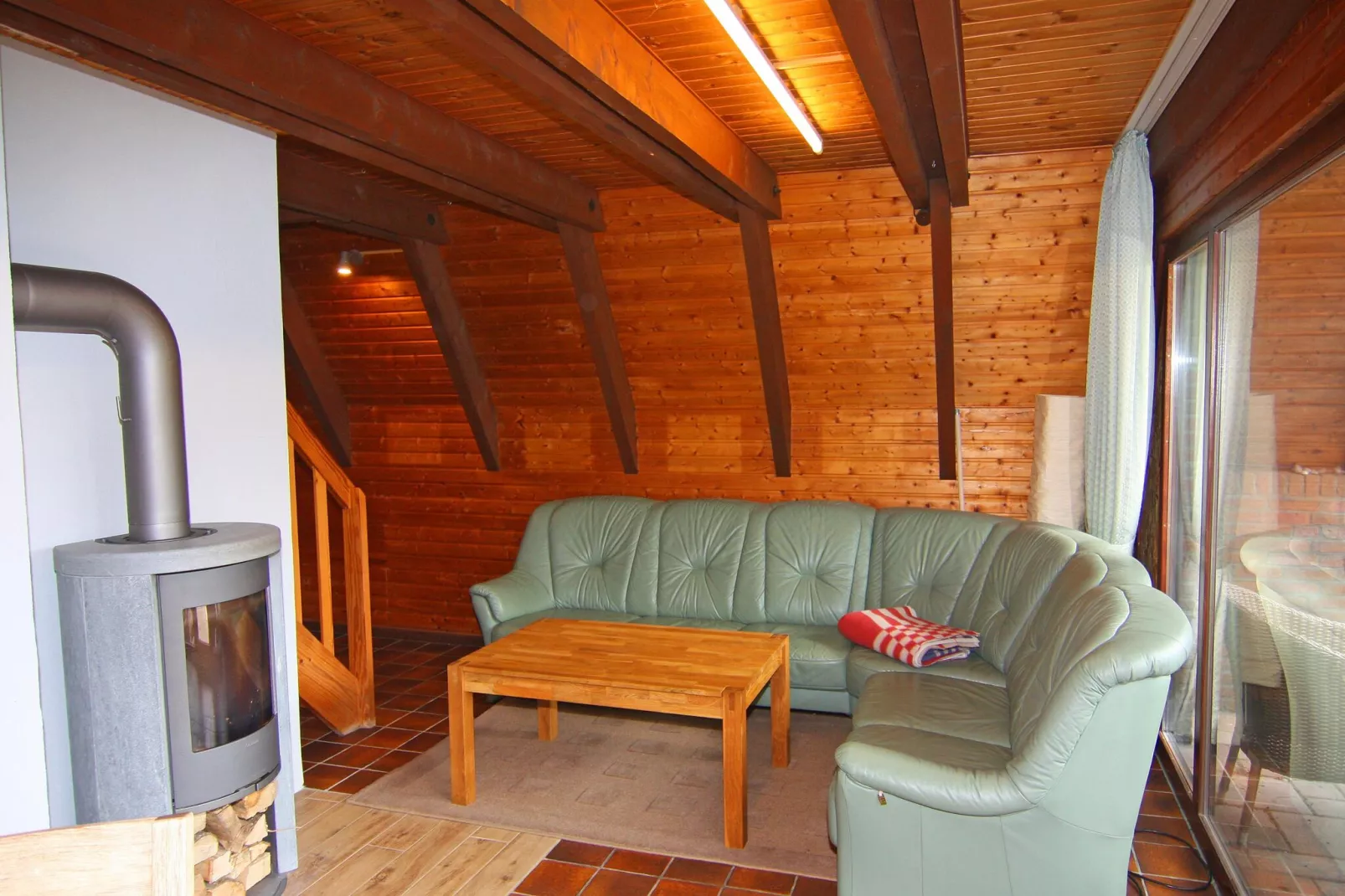 Nurdachhaus-Living room