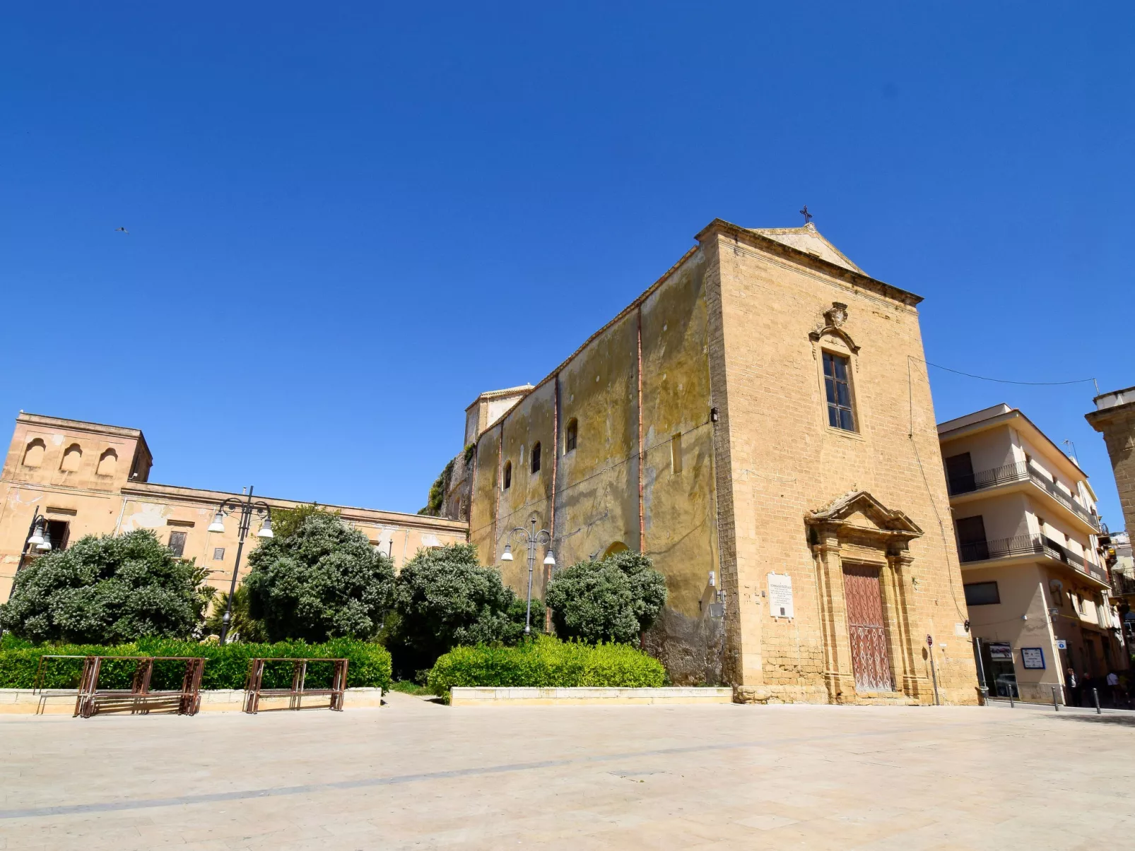 Ruhige Ferienwohnung in Sciacca mit Grill und Terrasse und Meerblick-Umgebung