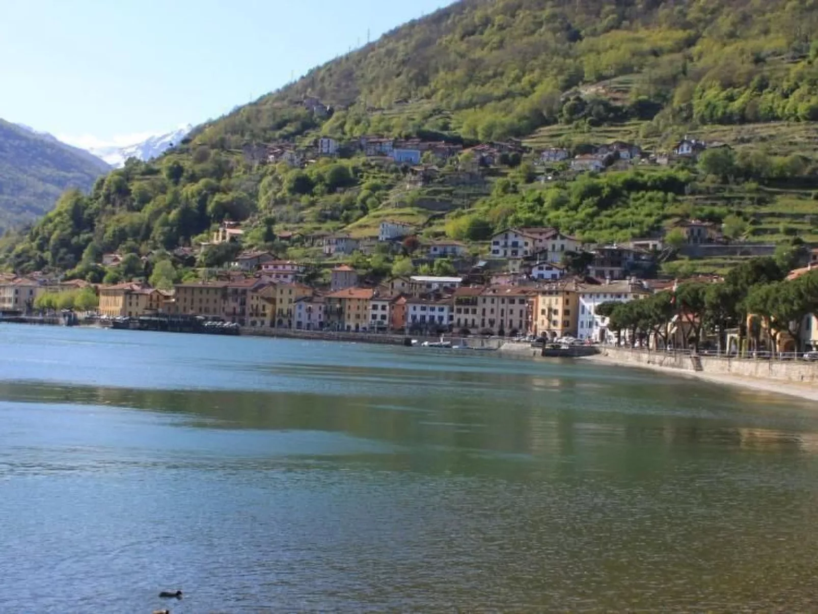 Wohnung in Domaso mit privatem Parkplatz-Outside