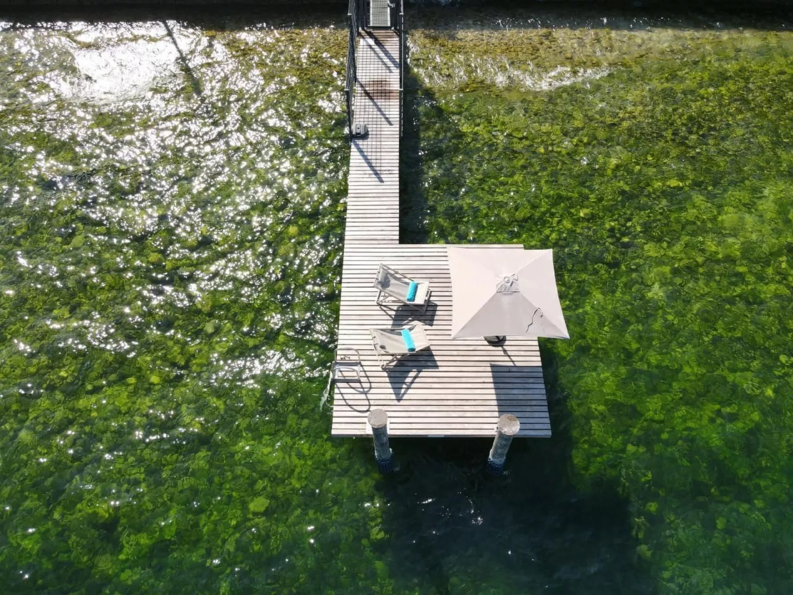 Luxusvilla am Gardasee mit privatem Badesteg-Outside