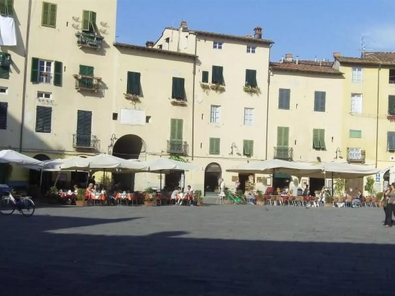 Mobilheim auf einem Campingplatz in der Nähe des Meeres, Pisa,-Draußen