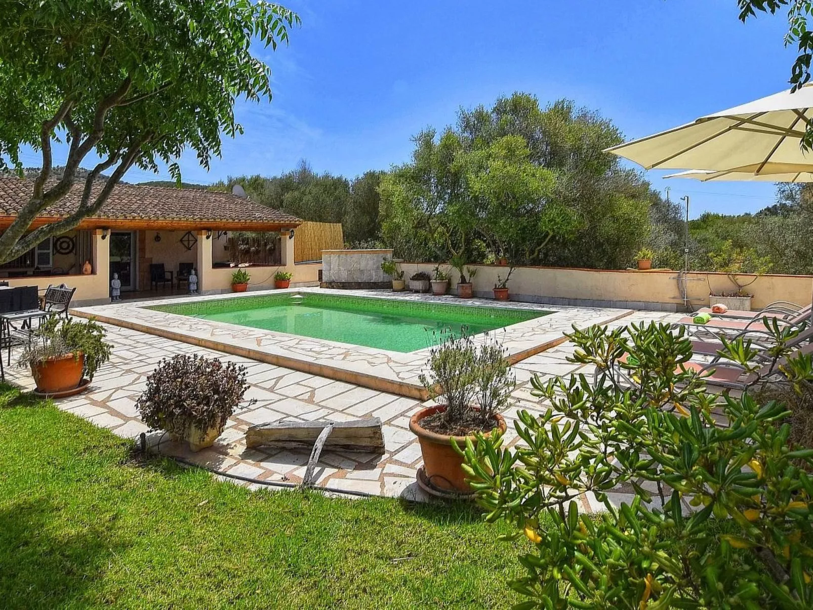 Finca Son Macia ruhige Lage Schwimmbad und Klimaanlage-Draußen