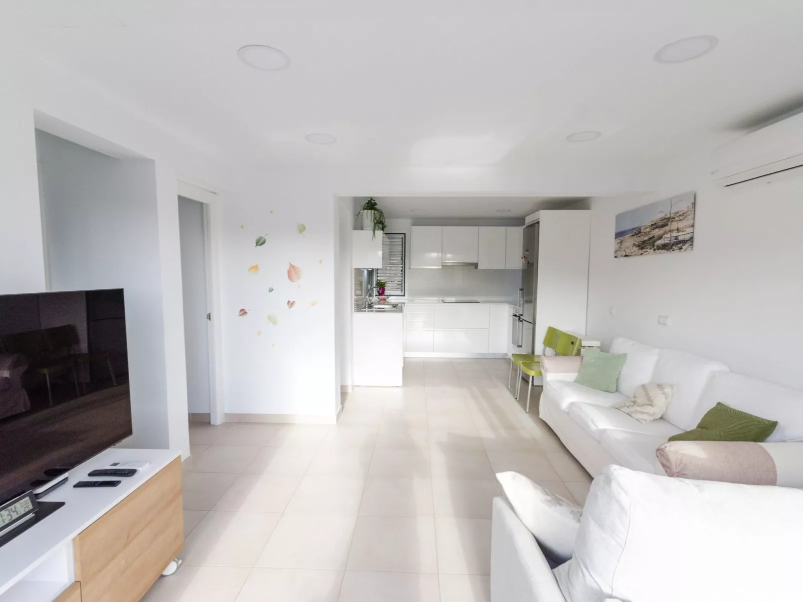 Terrassenwohnung mit zwei Schlafzimmern am Strand-Inside