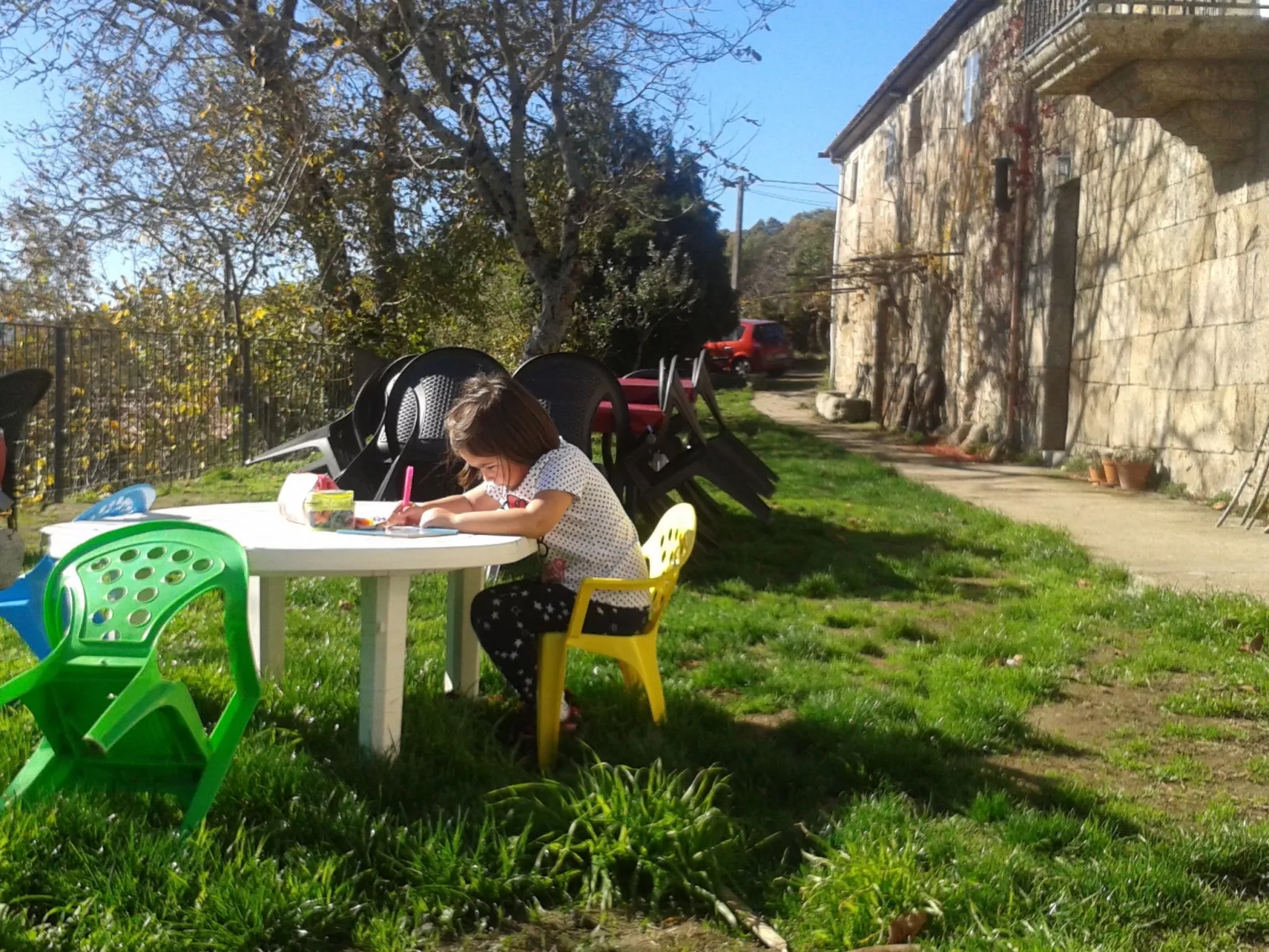 Studio-Apartment für drei Personen-Outside