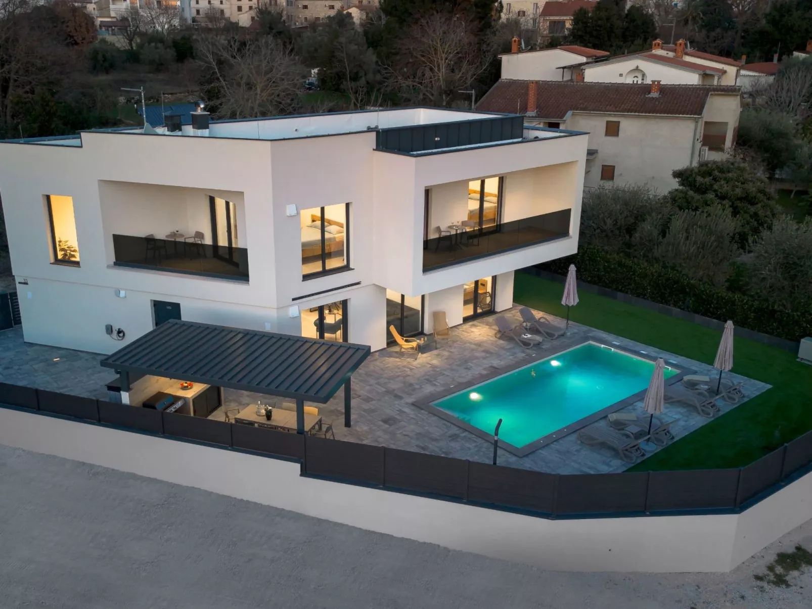 Ferienvilla "Villa Mila" mit eigenem Pool-Drinnen