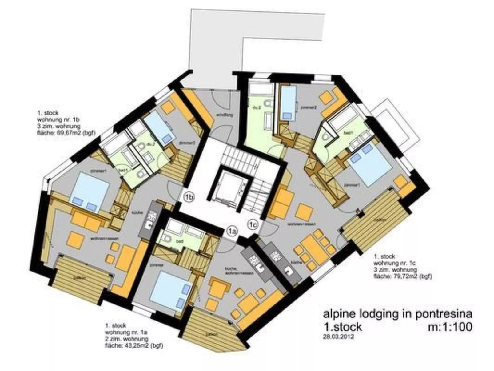 Alpine Lodge 4-Bett-Wohnung Chesa Plattner / "Be-Inside