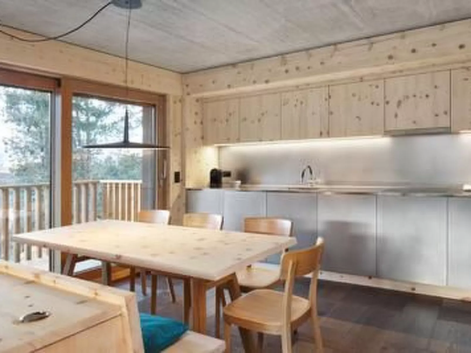 Alpine Lodge 6-Bett-Wohnung mit Galerie-Dedans