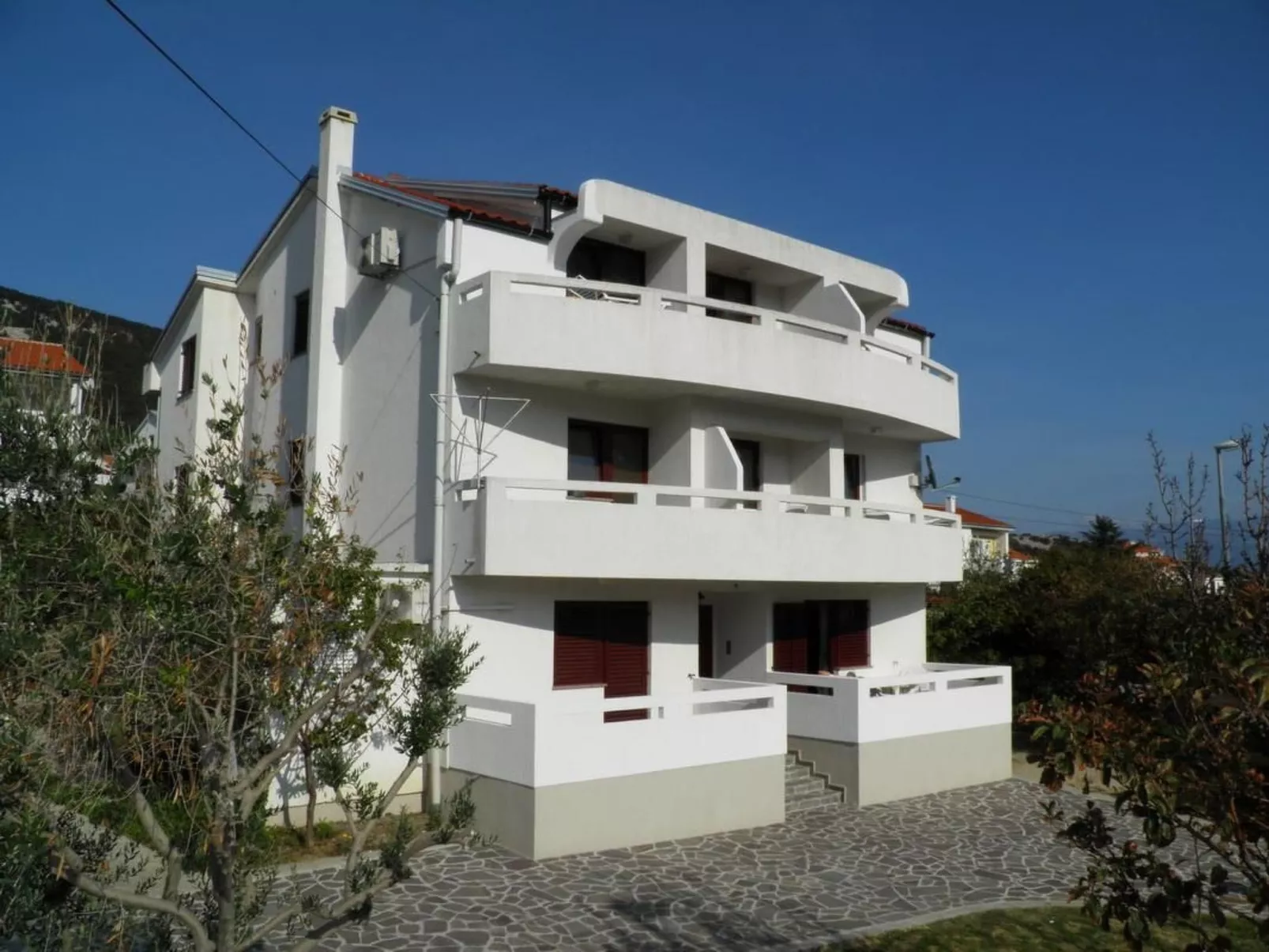 Wohnung in Baška mit Eigenem Balkon-Dehors