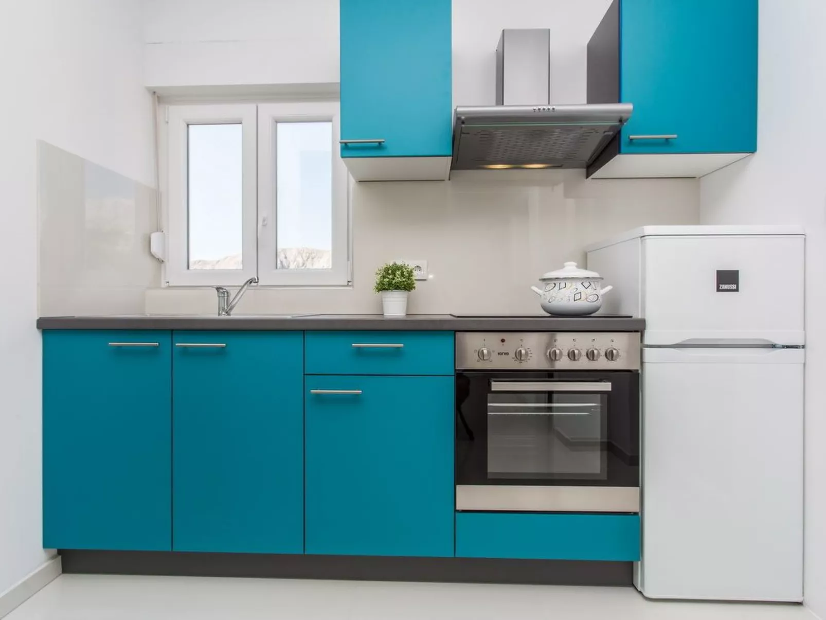 Nettes Appartement in Baška mit Eigenem Balkon-Drinnen