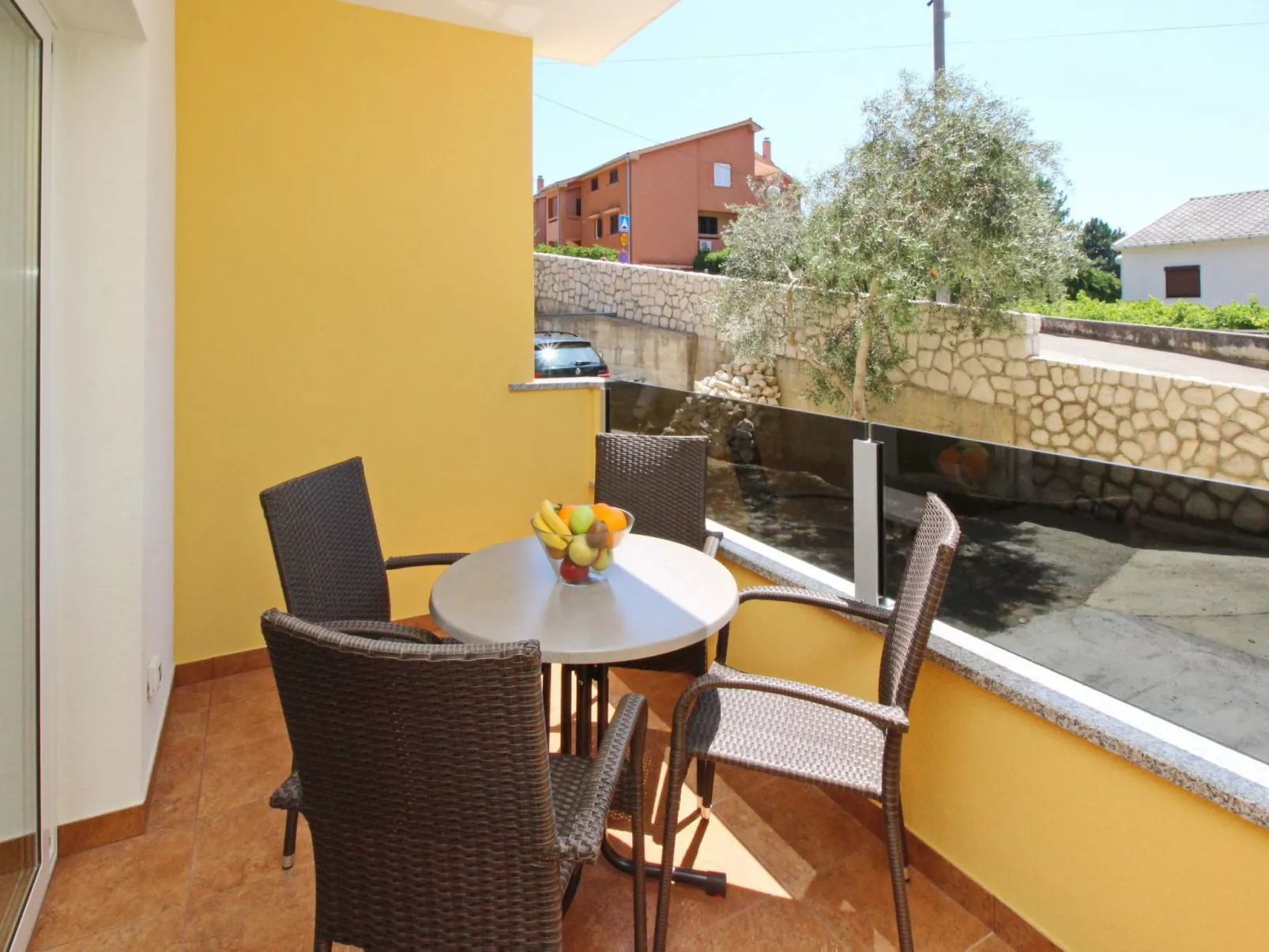 Gemütliche Ferienwohnung in Baška mit Eigenem Balkon - Draußen