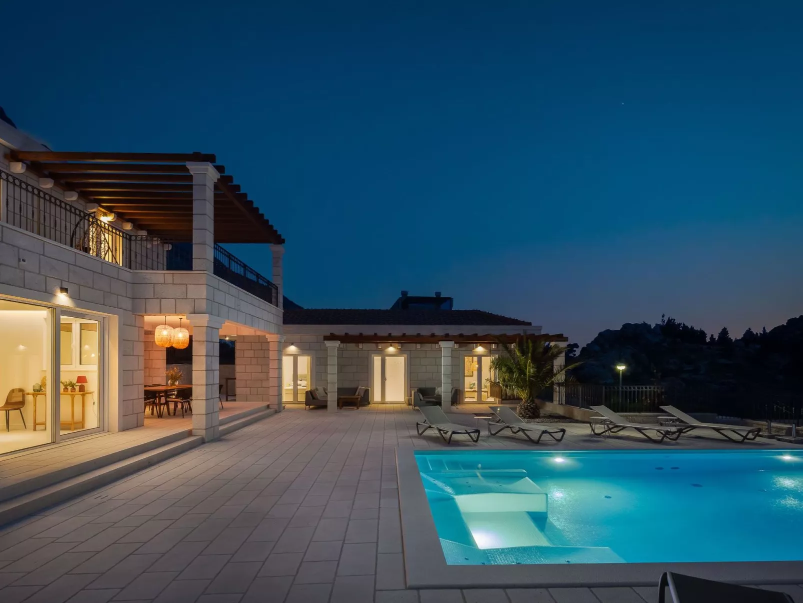 Villa Vespera mit atemberaubender Aussicht-Outside