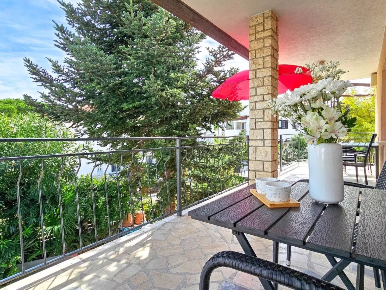 Wohnung 30m vom Meer entfernt für bis zu 6 Personen-Outside