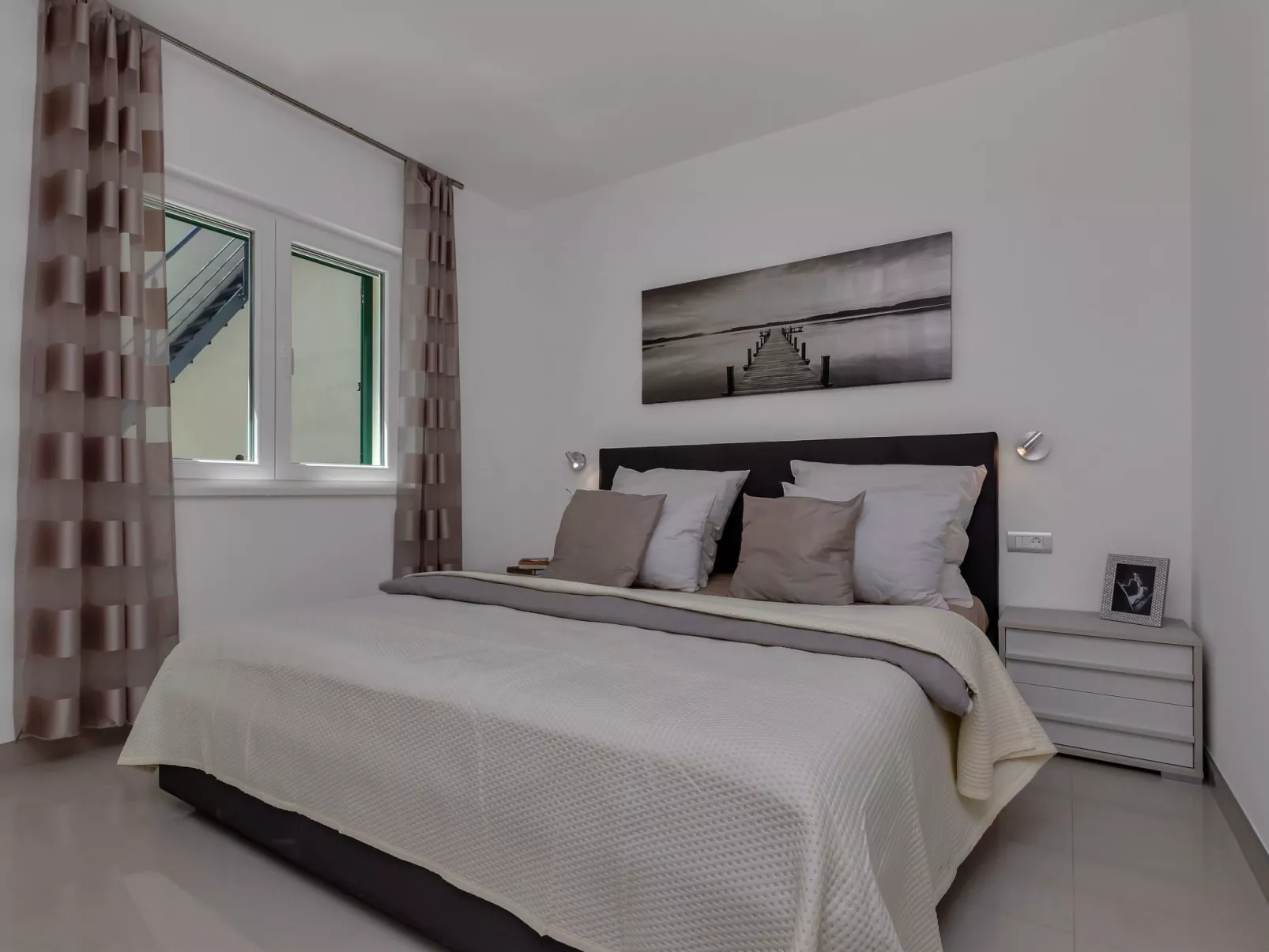 Villa mit Panorama-Dedans