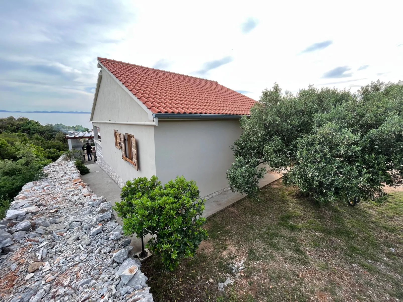 Modernes Ferienhaus Robinson in Dobropoljana-Outside