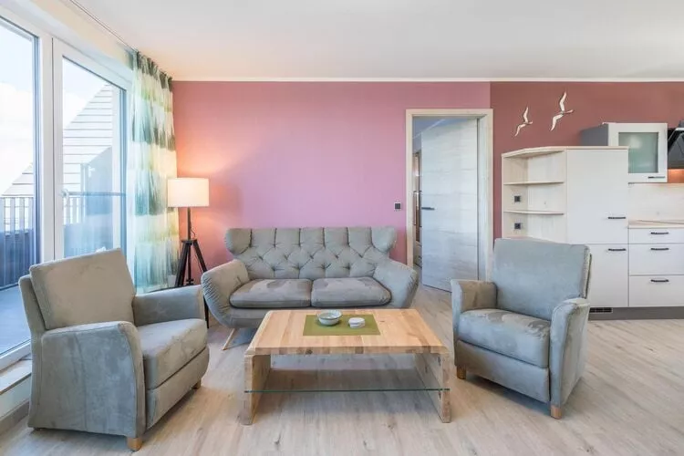 Penthouse Küstenzauber auf Nordstrand 4 Personen-Living room