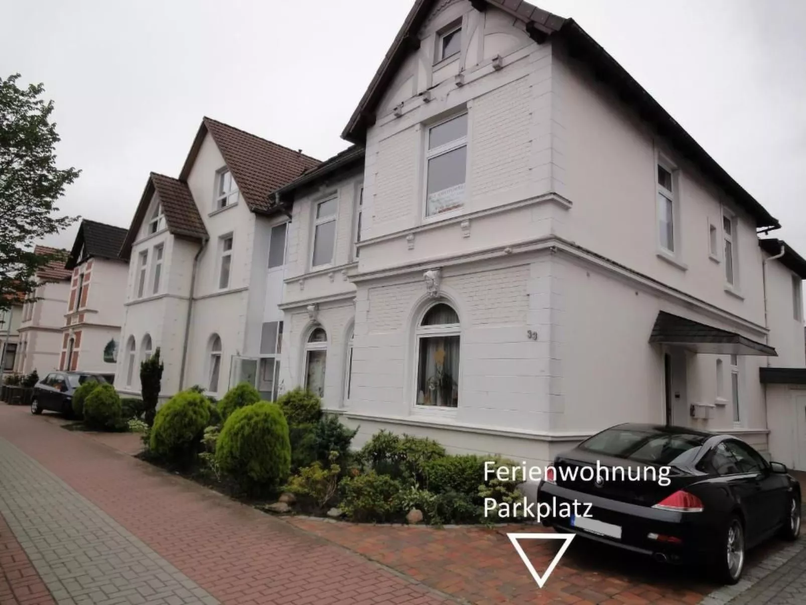 Private Ferienwohnung in Nordenham, großer Balkon-Draußen