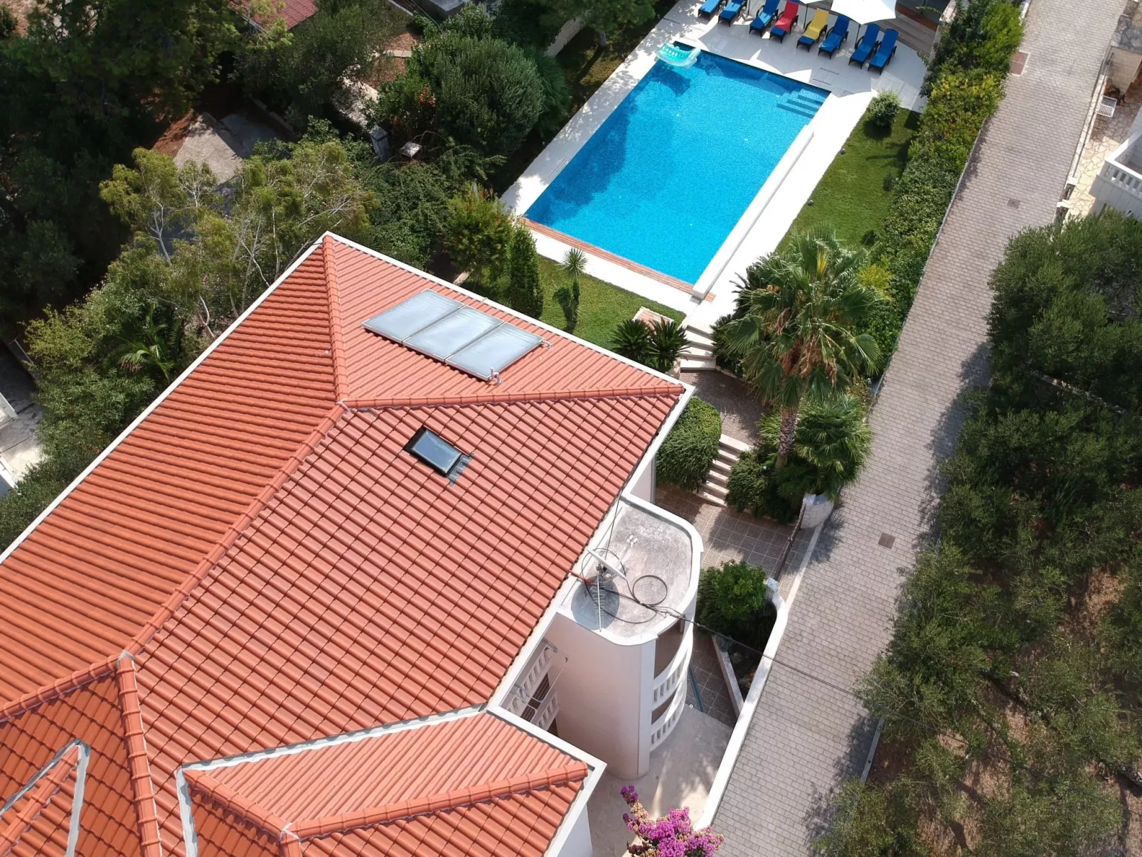 In der ersten Etage mit Meerblick-Inside