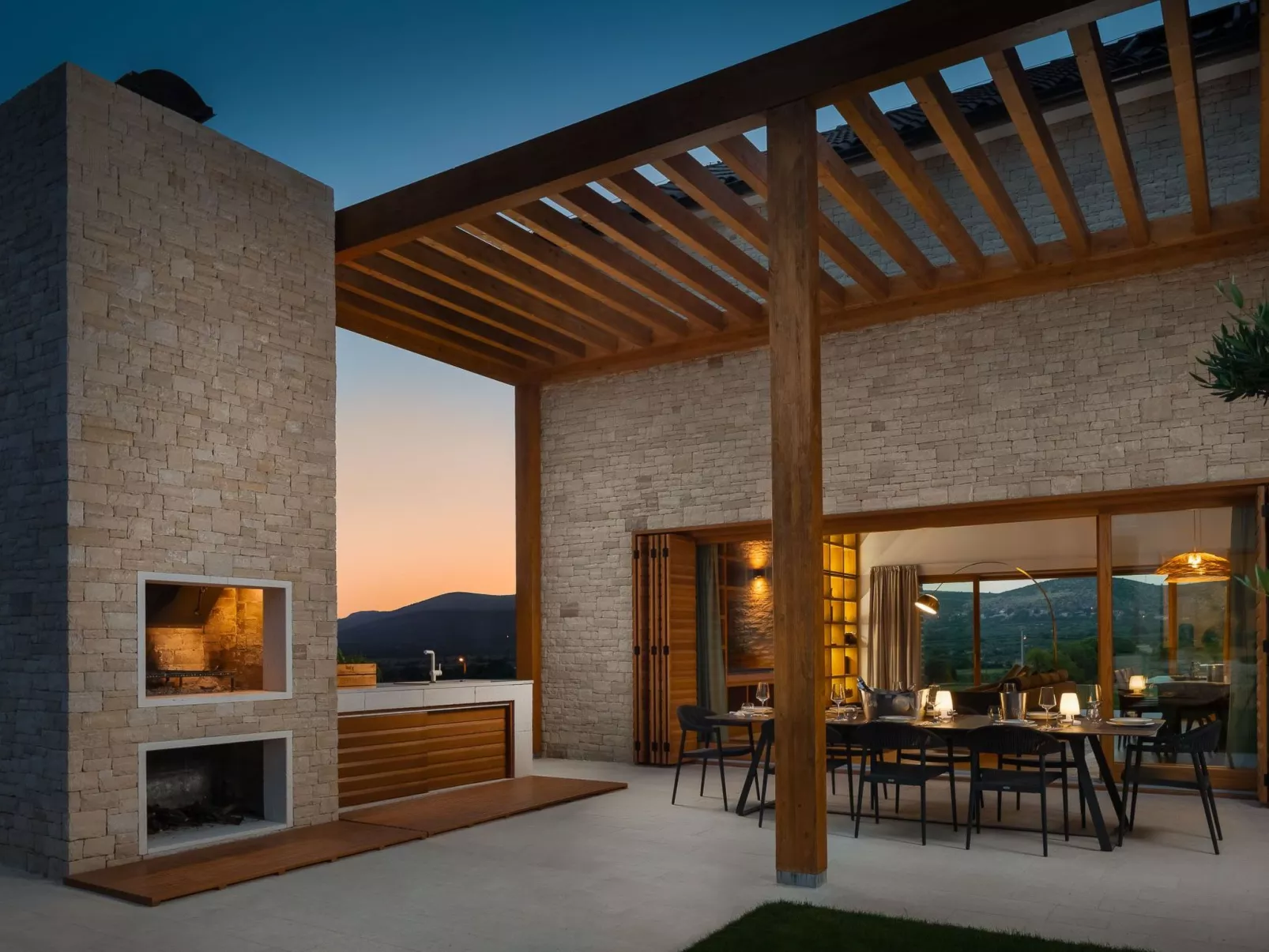 Villa Klang der Stille bei Sibenik-Draußen