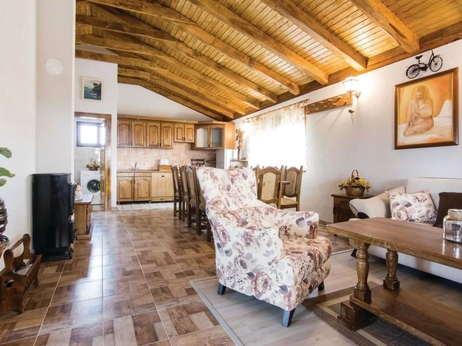 Villa Anita mit Privatpool in Budak-Drinnen