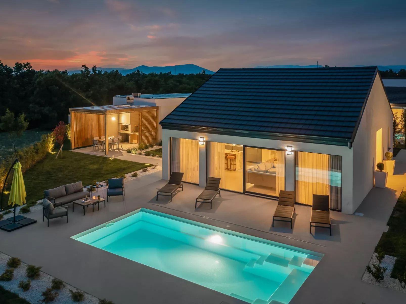 Villa Bandelli mit Spa in Oklaj-Dedans