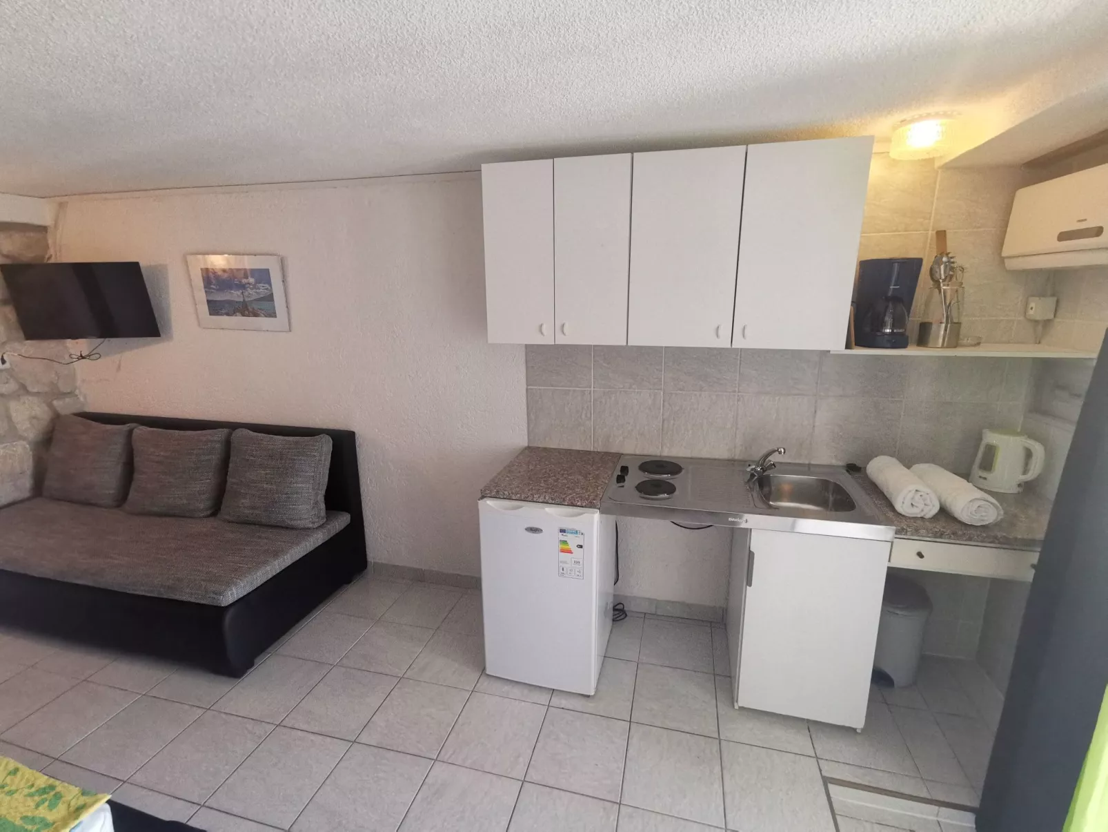 Studio für 2 Personen, 70m vom Strand entfernt - Dedans