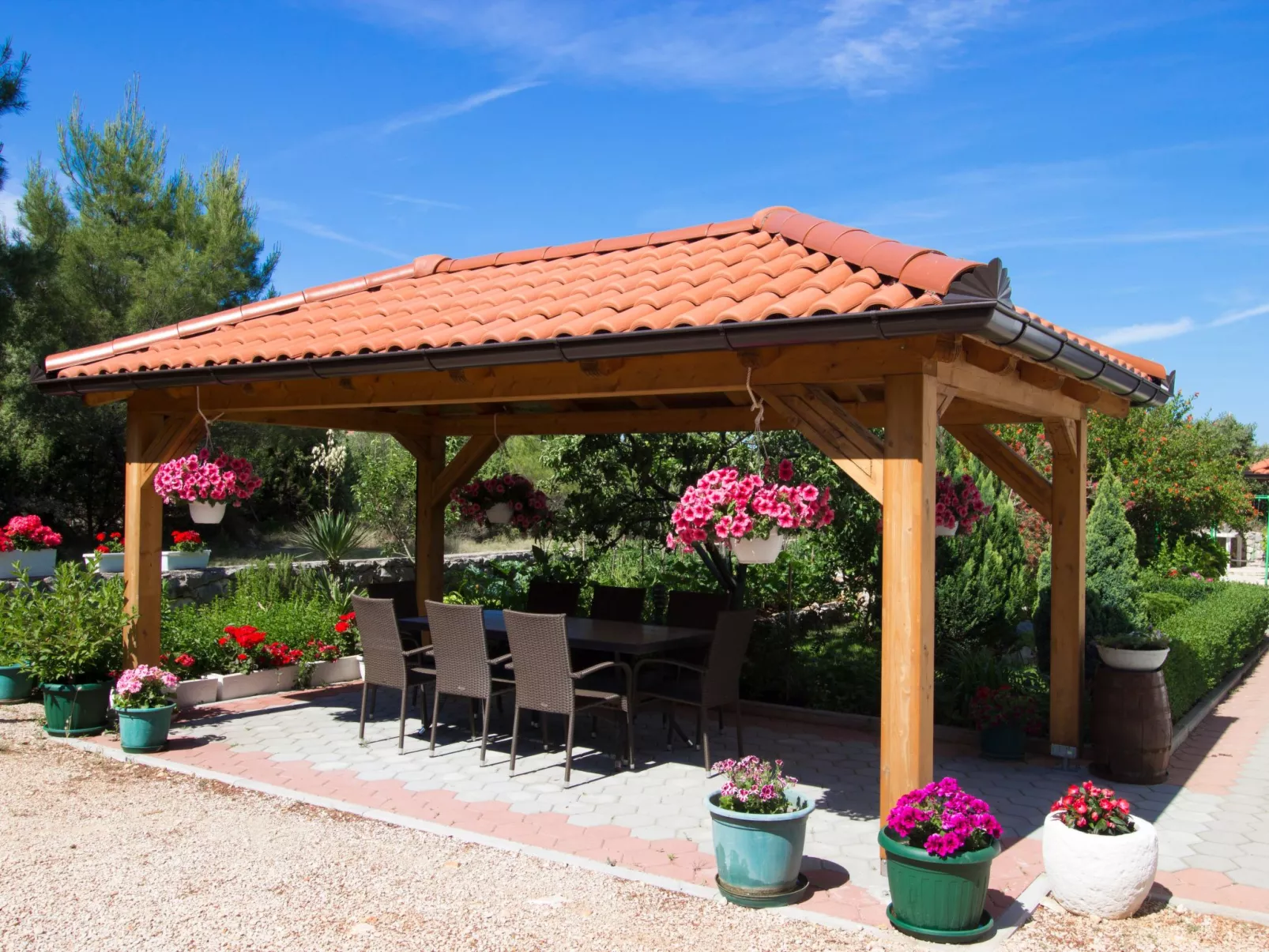 Mit Terrasse-Draußen