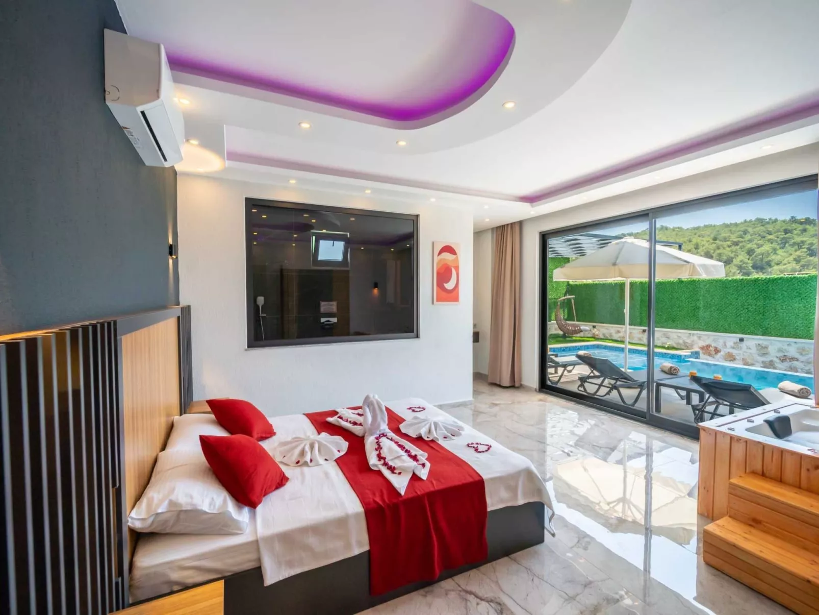 Romantische Luxusvilla in Kalkan Islamlar-Inside
