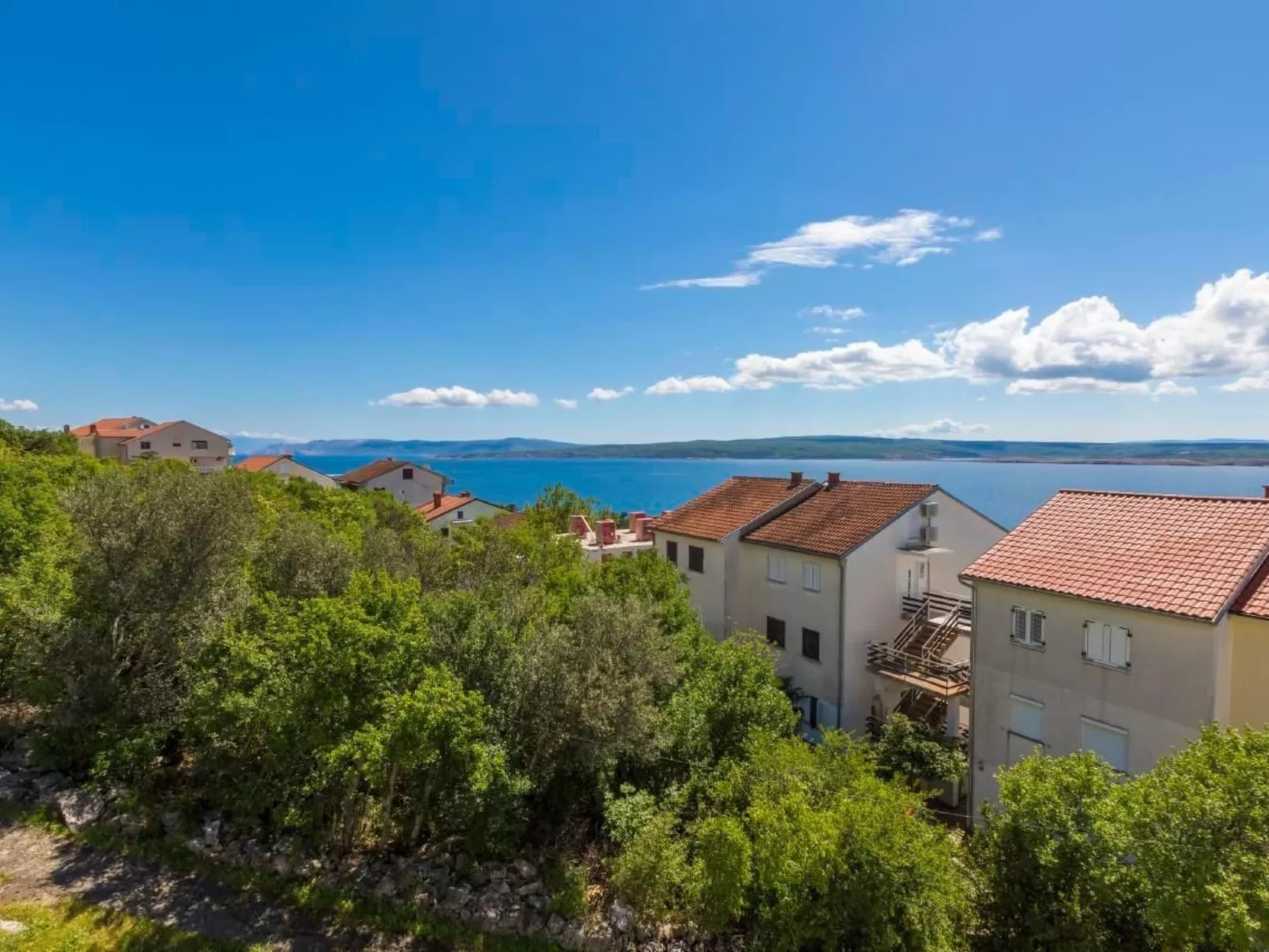 Appartement in Dramalj mit Eigenem Balkon-Draußen