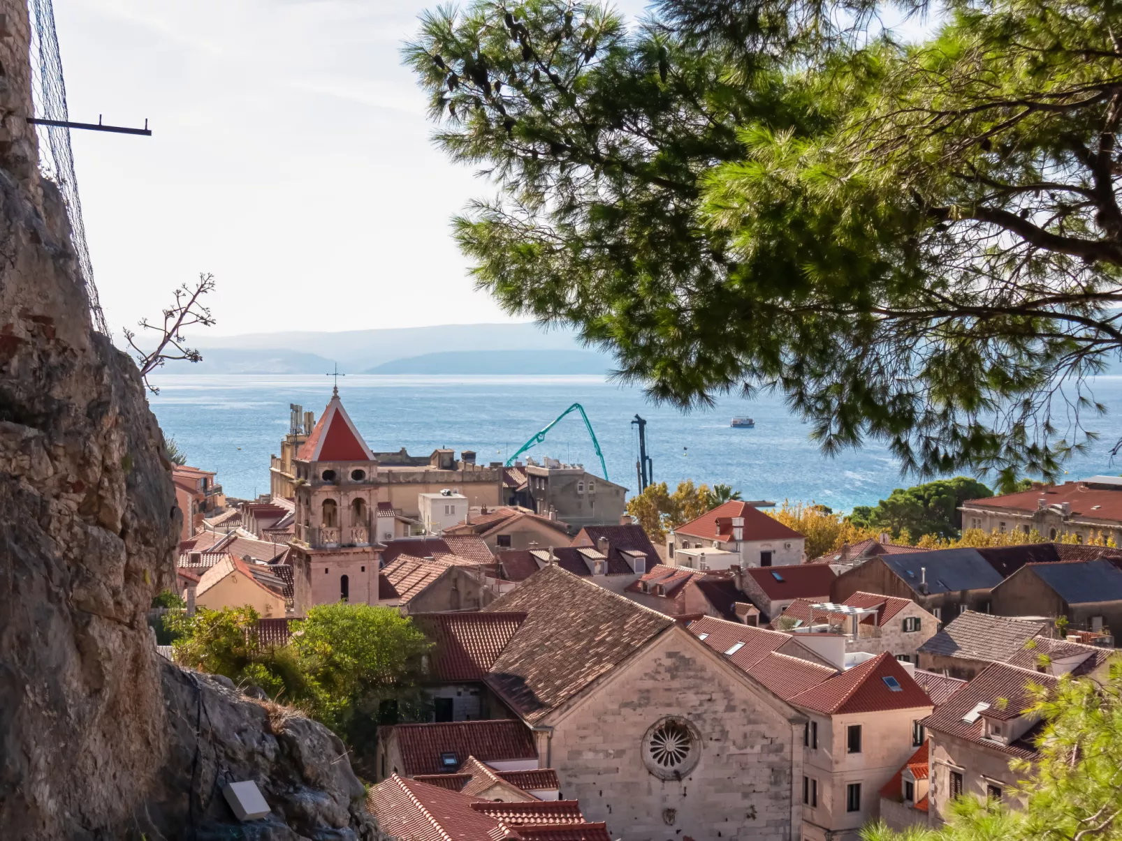 In Omiš mit Privatem Balkon-Umgebung