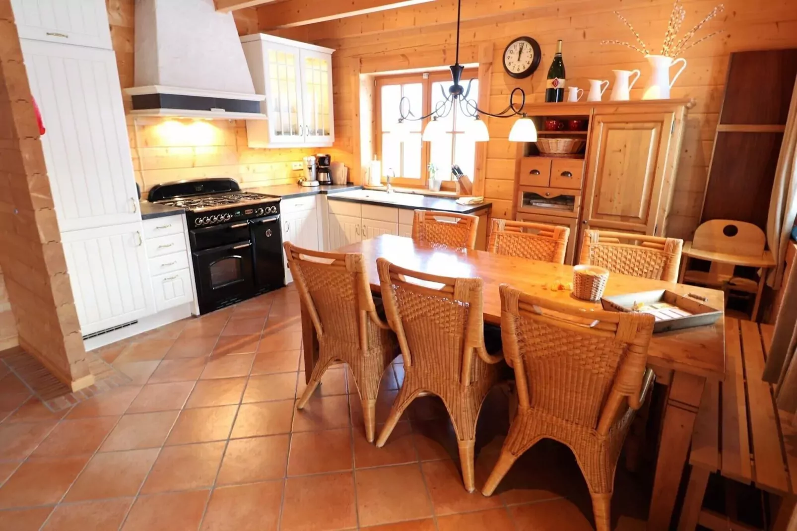 Luxus Blockhaus A-Kitchen