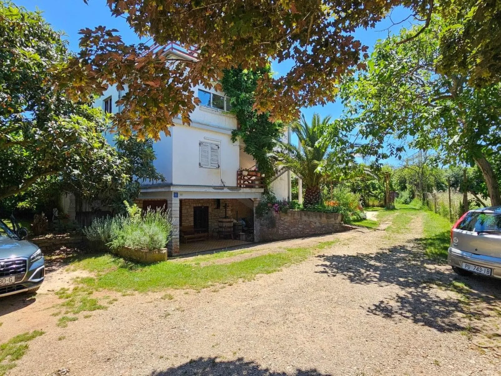 Wohnung "Davor A3" direkt am Strand-Draußen