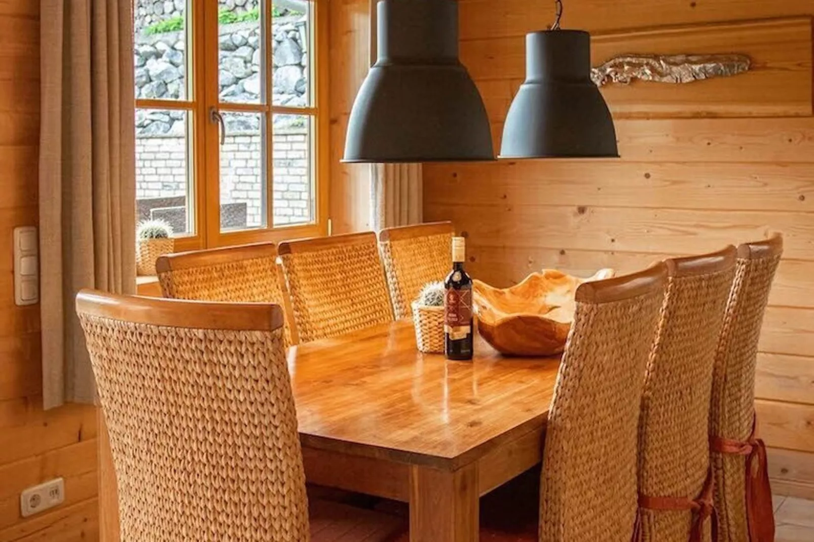 Luxus Blockhaus B-Esszimmer